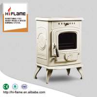 HiFlame 2018 Freestanding Cast Iron Wood Stove with Enamel HF332E on SALE