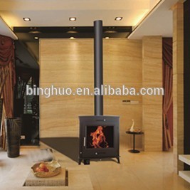 wood burning stove with water jacket,thermostat boiler stove