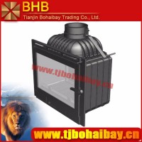 BHB modern production facilities insert cast iron wood burning fireplace