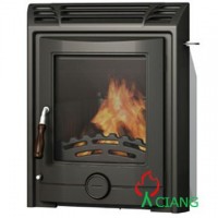 insert wood burning stove fireplace